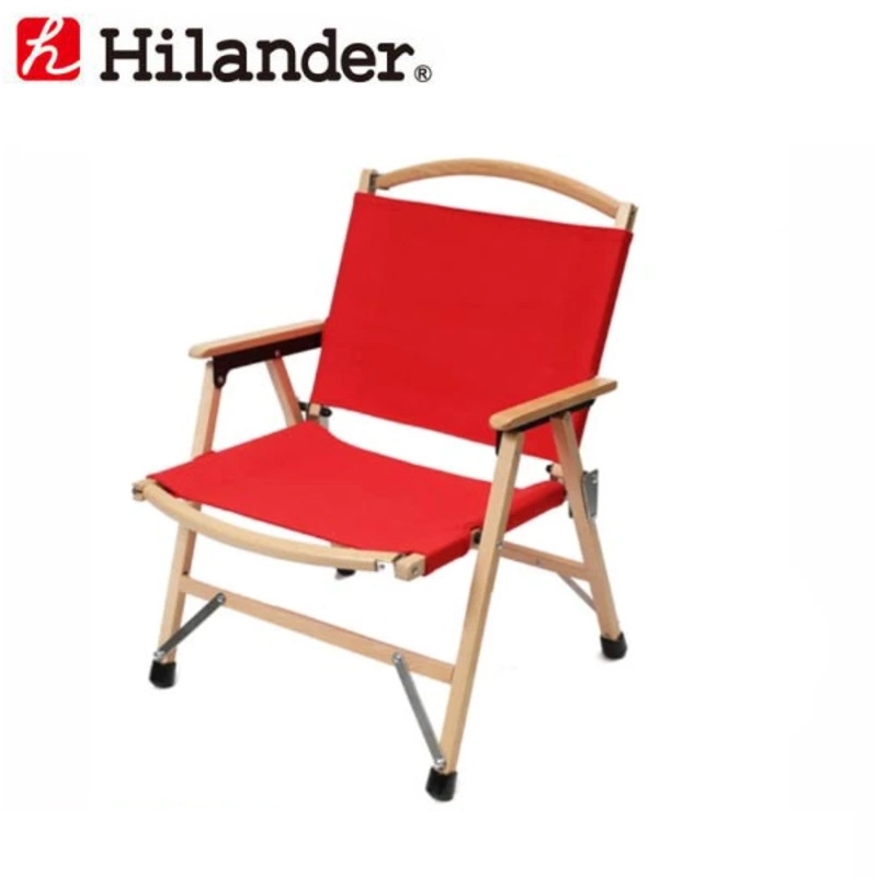 WOOD FRAME CHAIR Red